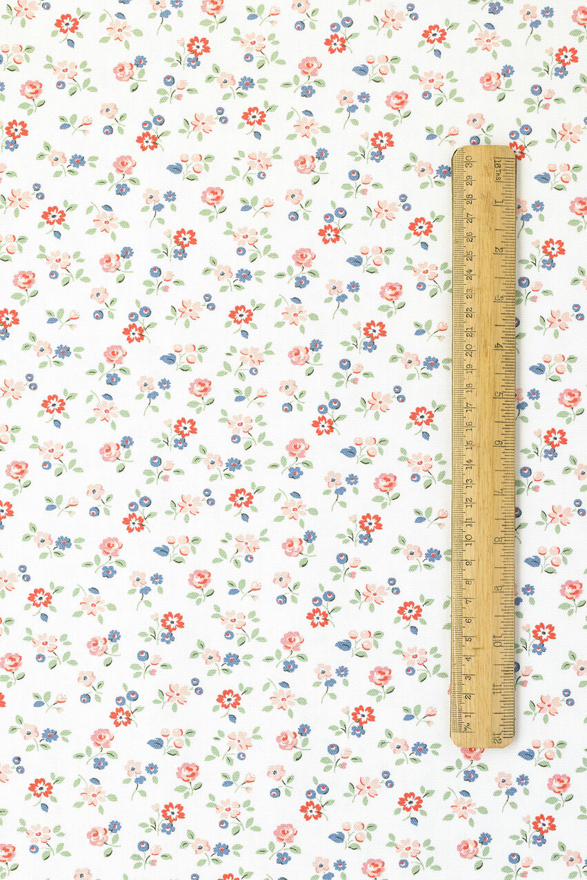 Arlington Ditsy Cotton Room Fabric Roll - Pink