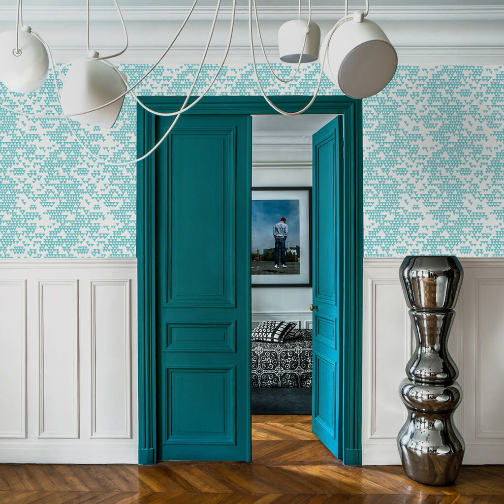 113480 - Secret Mountain Wallpaper - Azure - Graham & Brown