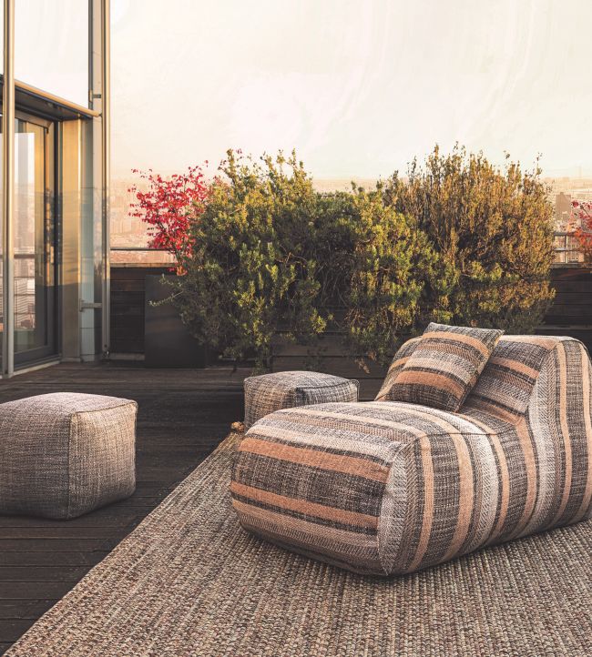 Bath Room Fabric - Brown