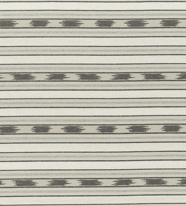 Ikat Basket Fabric - Gray