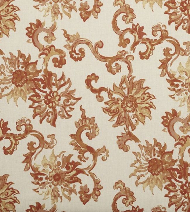 Scroll Fabric - Pink
