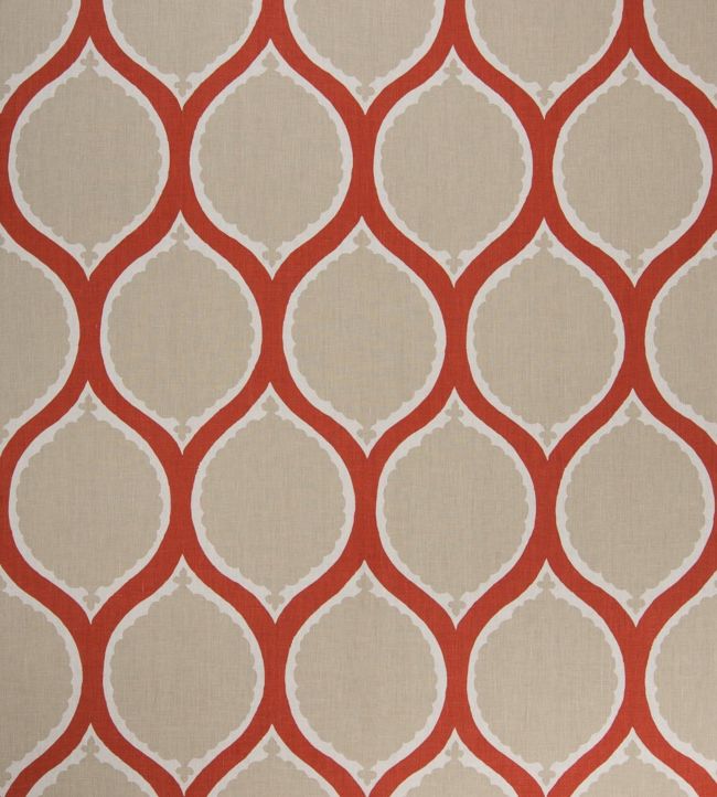 Ogee Fabric - Red