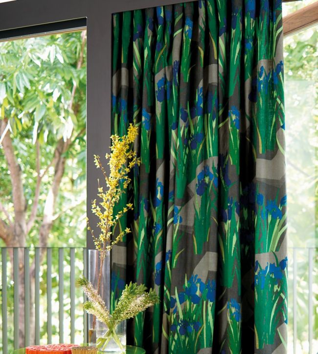 Water Garden Room Fabric - Green