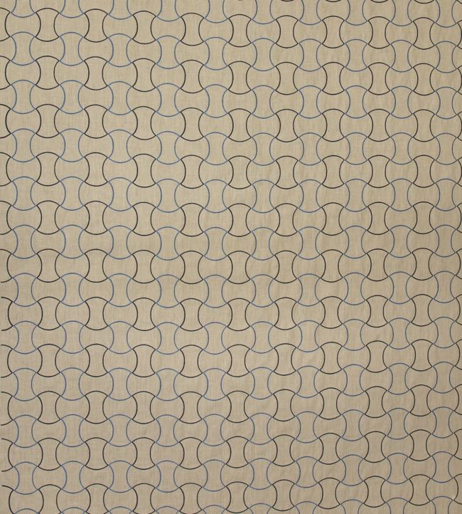 Linked In Colours Fabric - Sand