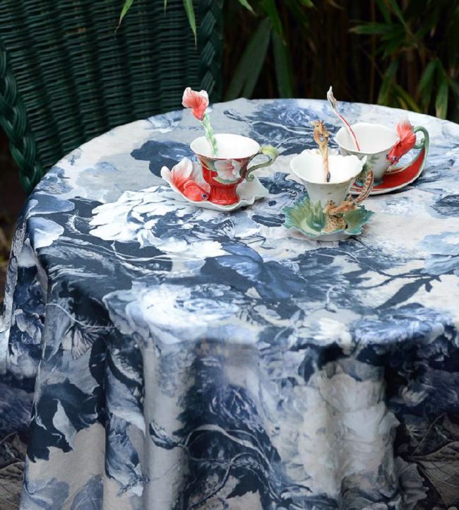 Botanique Room Fabric 2 - Blue