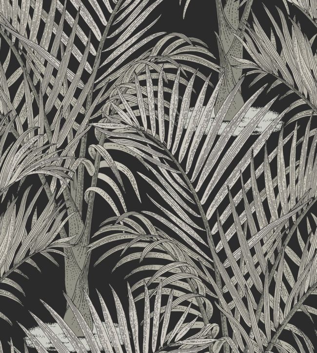 Palma Wallpaper - Black