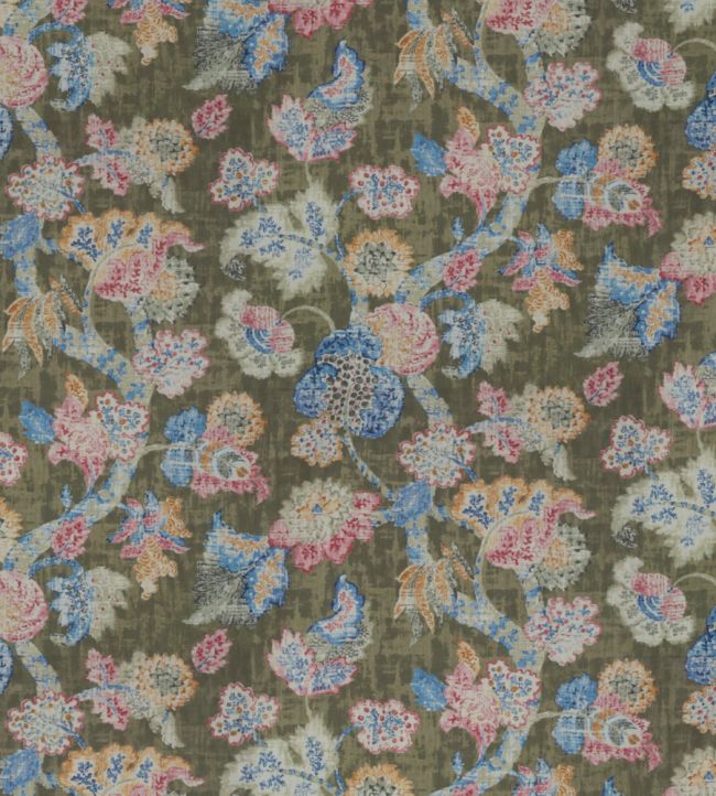 Lucia Fabric - Brown