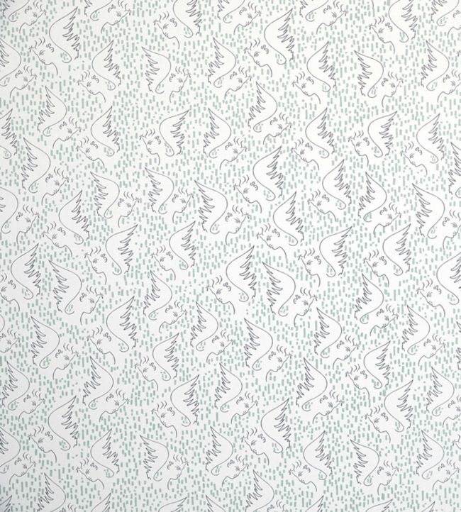 Figure D'ange Wallpaper - Blue