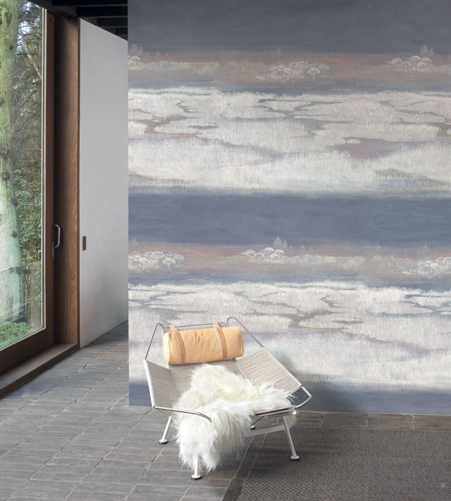 Yoru Room Wallpaper - Blue