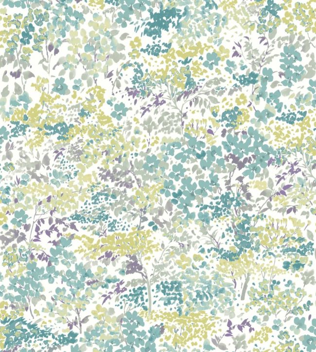 Huntington Wallpaper - Teal