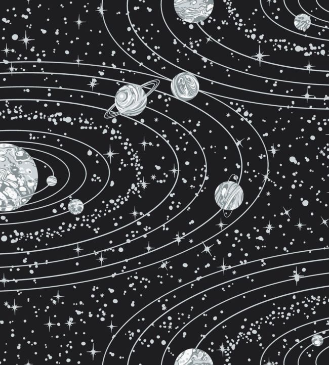 Orbit Wallpaper - Black