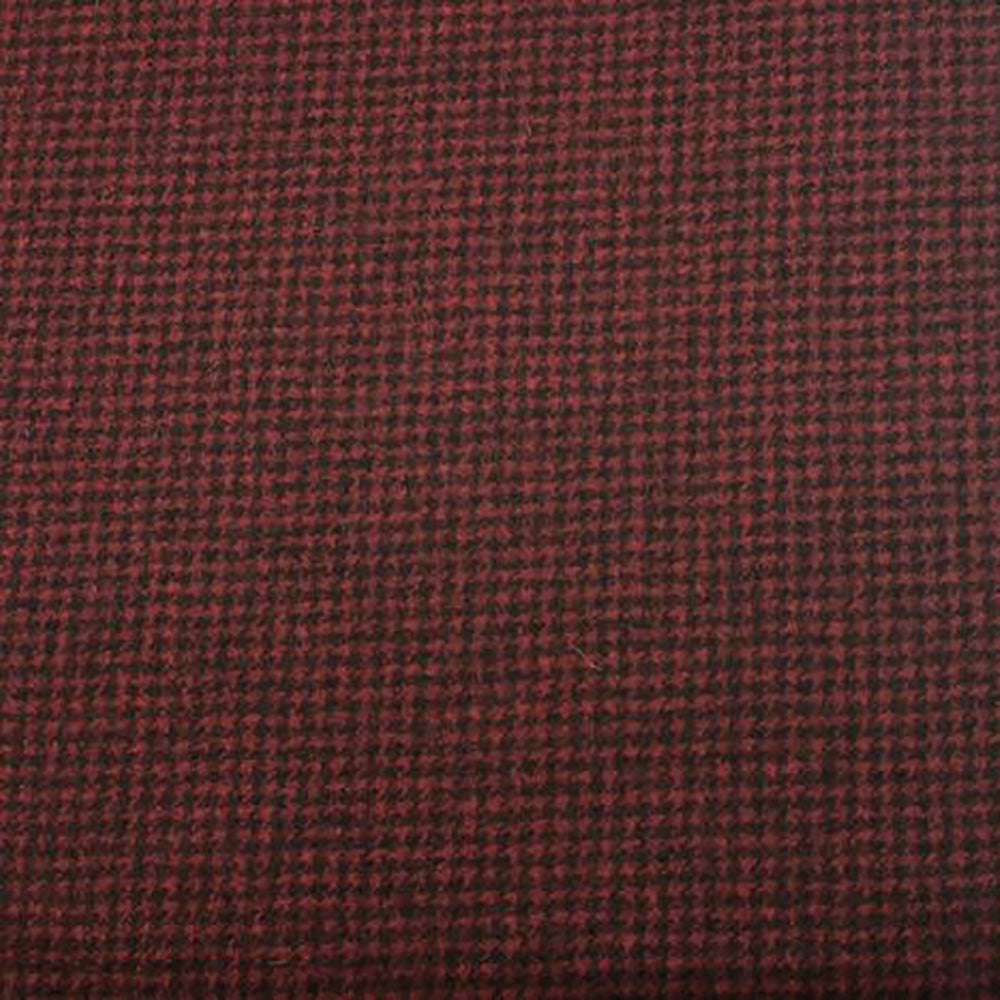 Abraham Moon Heritage Tweed Wool Fabric - Red