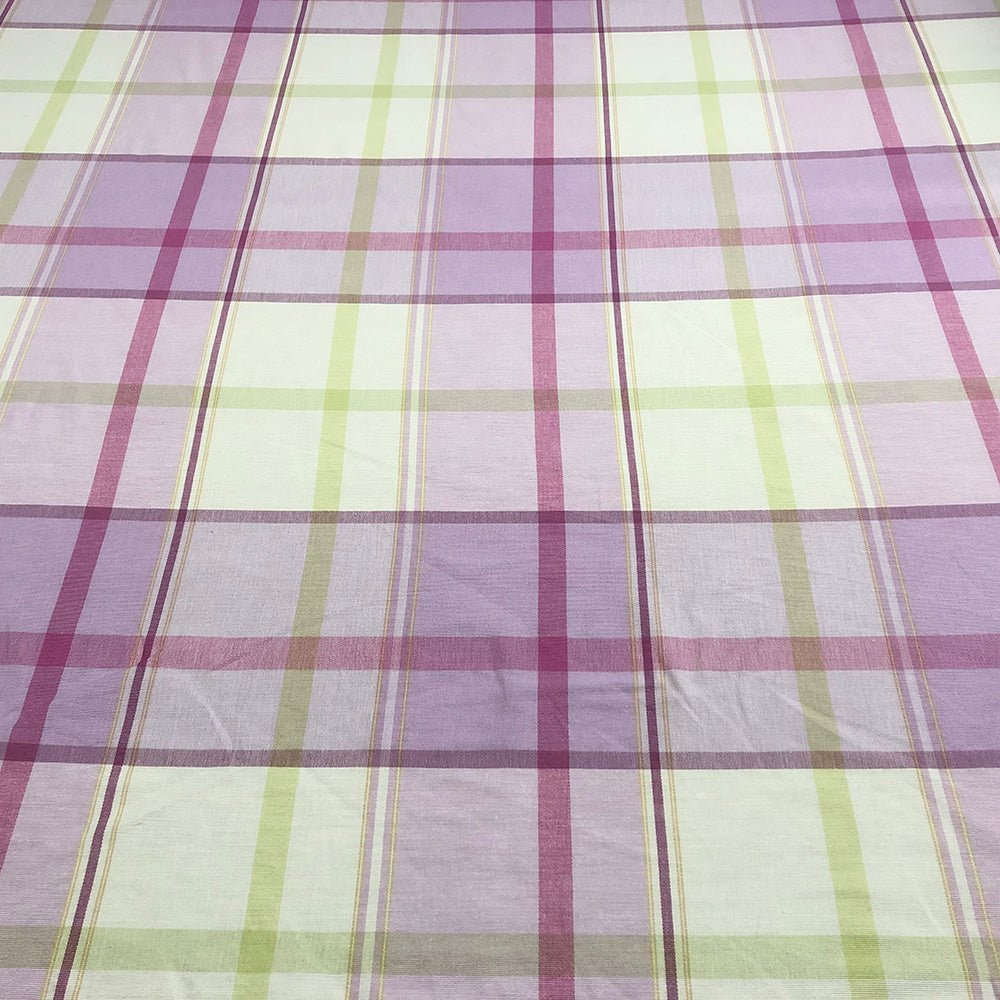 Laura Ashley Buxton Pink Check Room Fabric