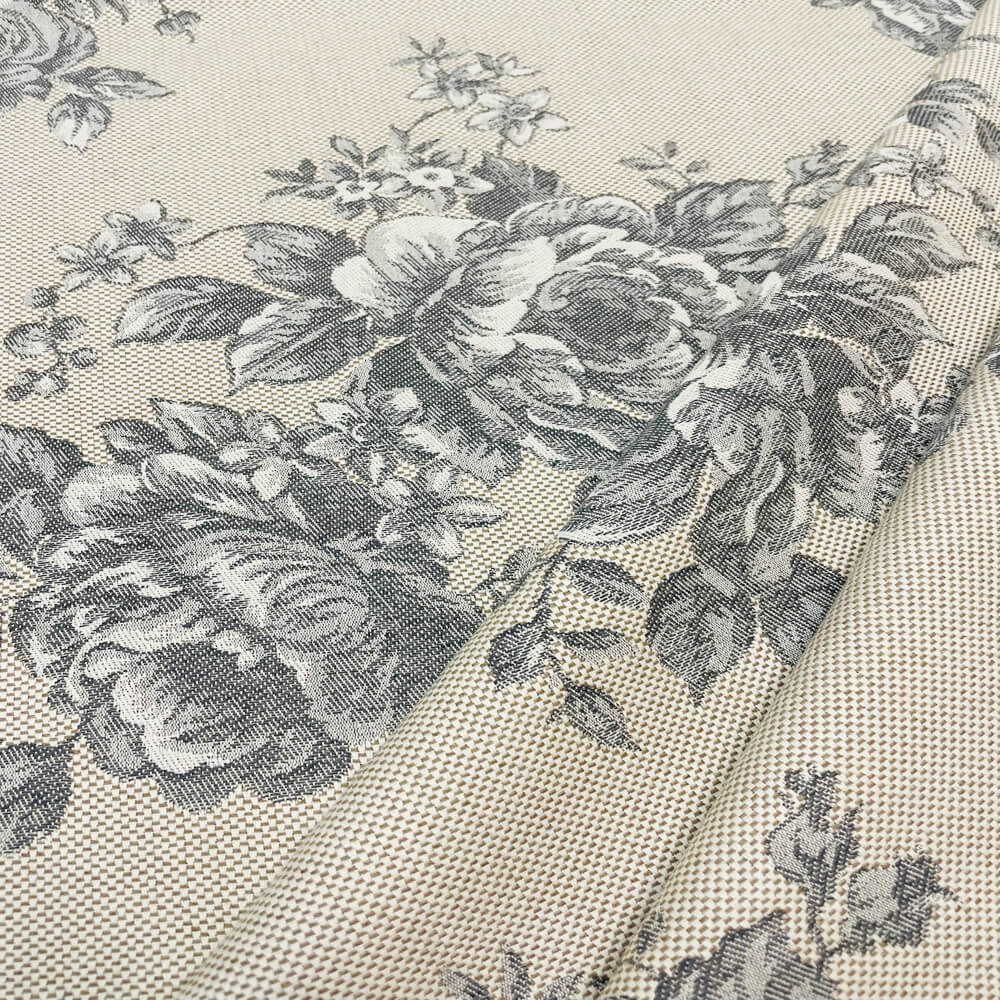 Belle Rose in Grey Room Fabric