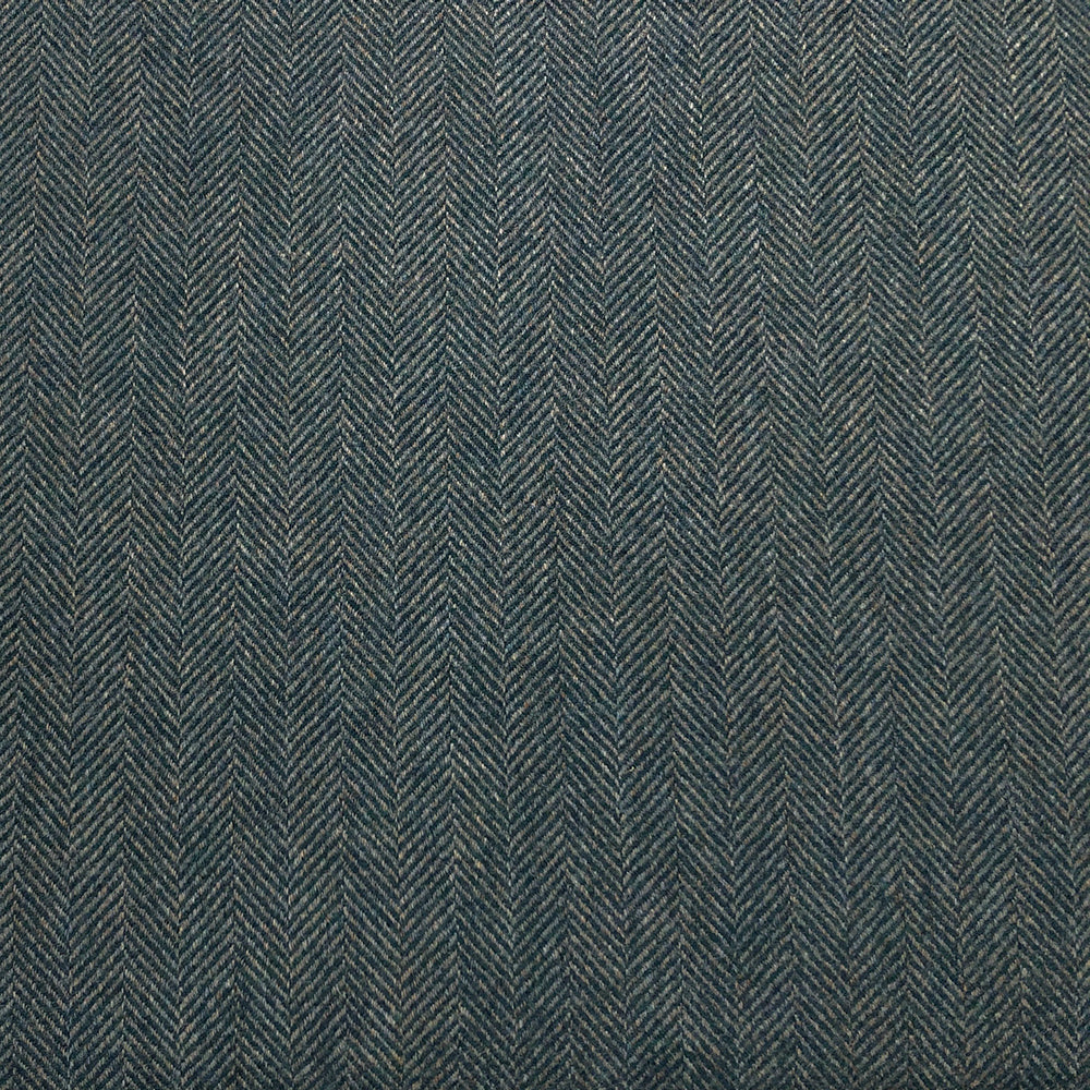 Abraham Moon Lodge Teal Wool Fabric