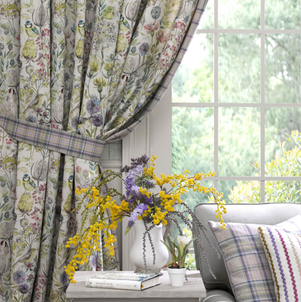 Voyage Maison Morning Chorus Linen Room Fabric - Multicolor