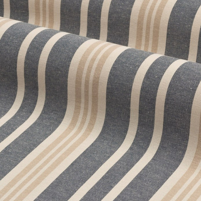 Boston Stripe Navy Fabric