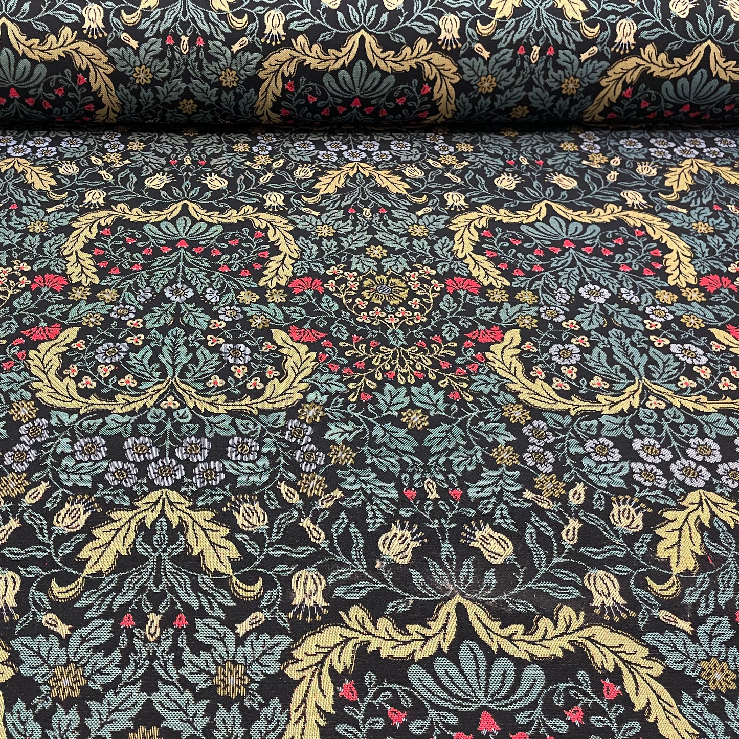 Blenheim Tapestry Black Room Fabric