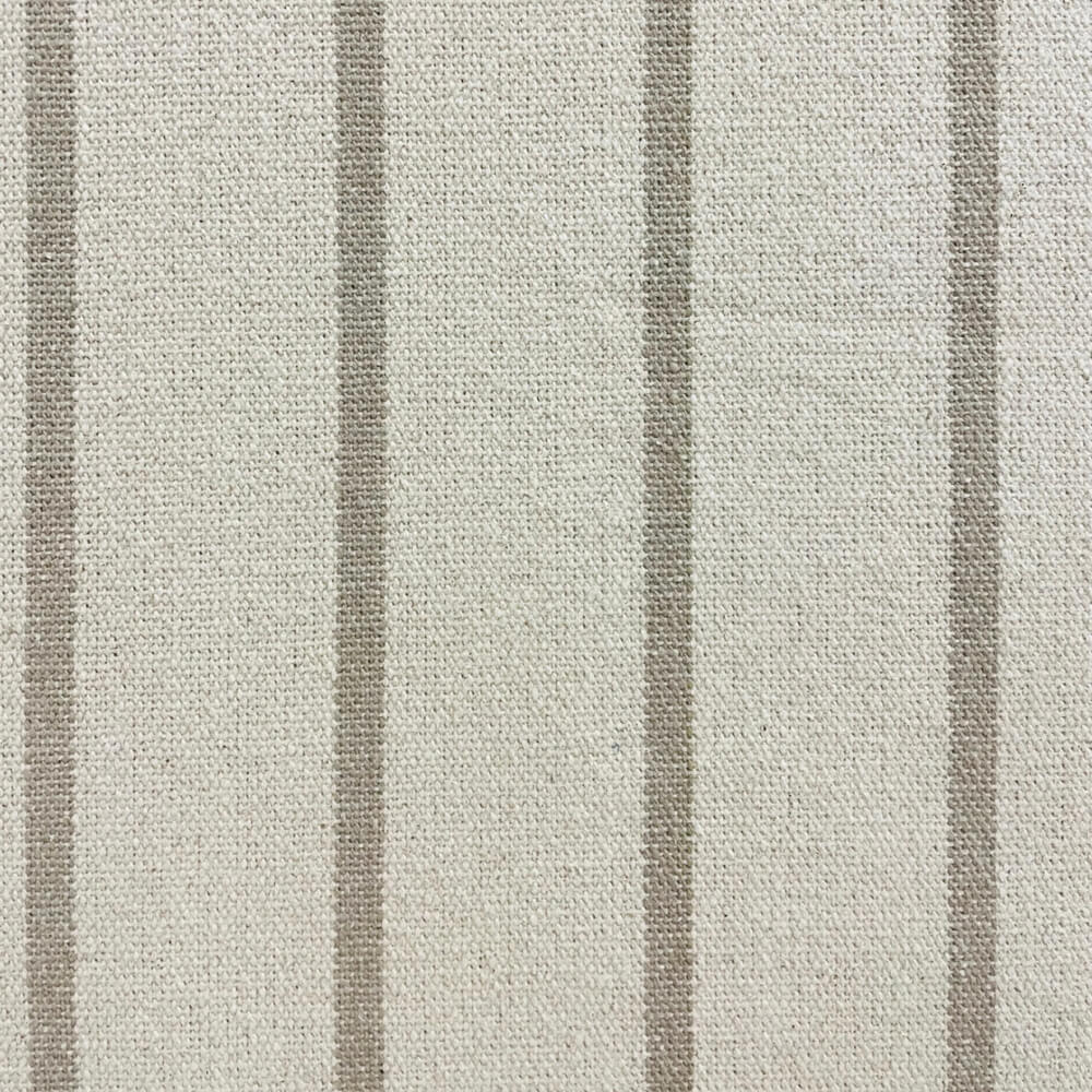Austin Deck Stripe Natural Room Fabric