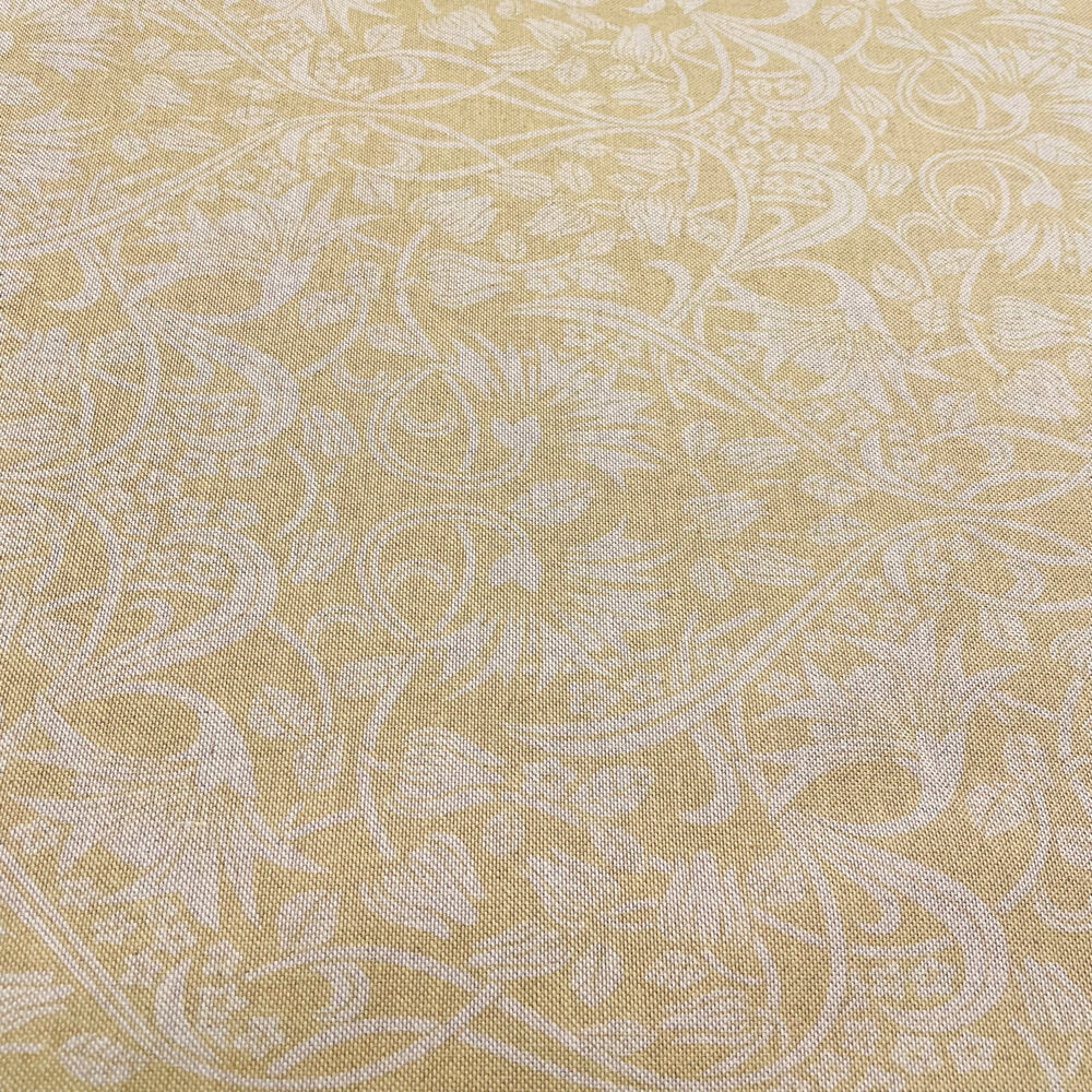 Morris Garden Yellow Double Width Room Fabric