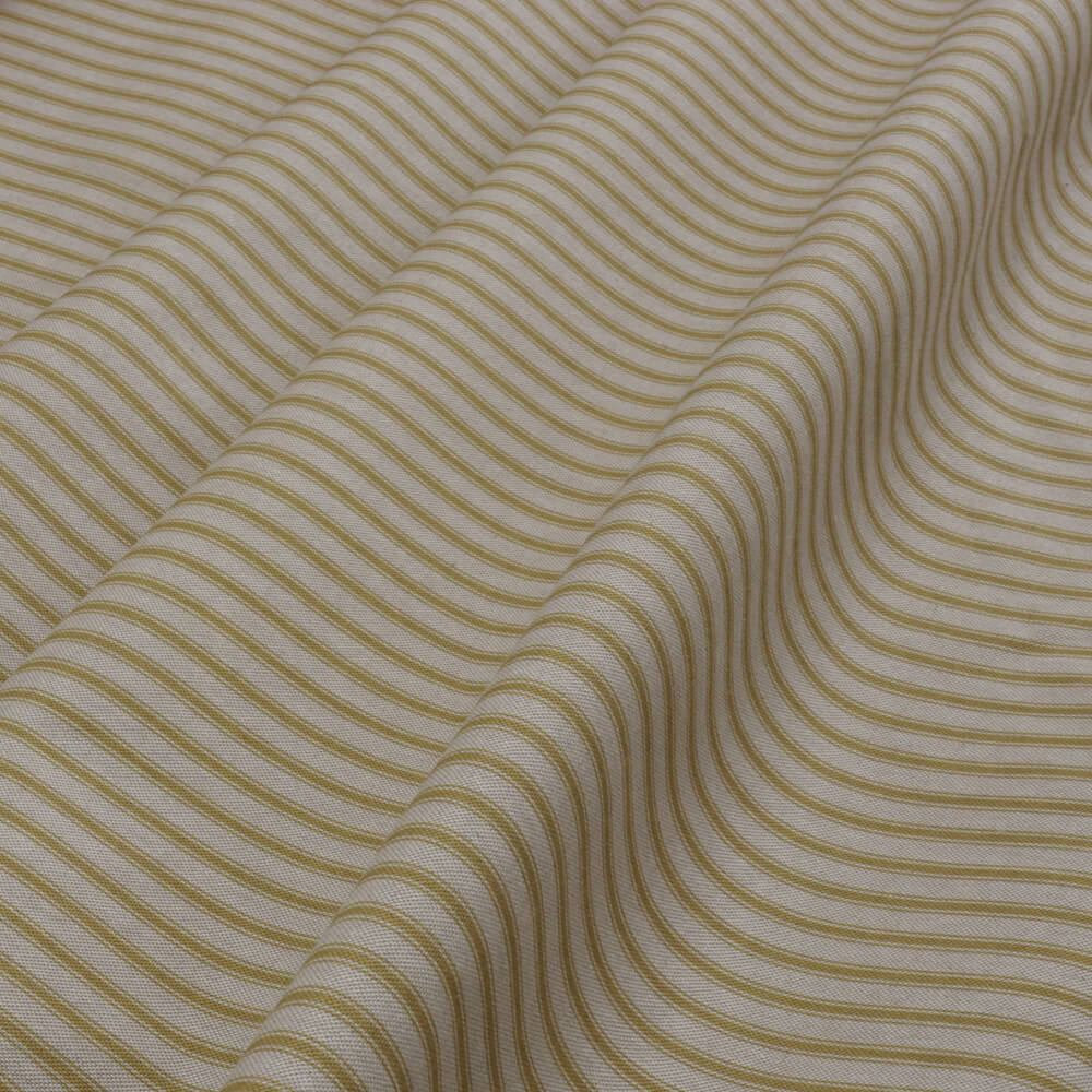 Deck Stripe Yellow Double Width Room Fabric