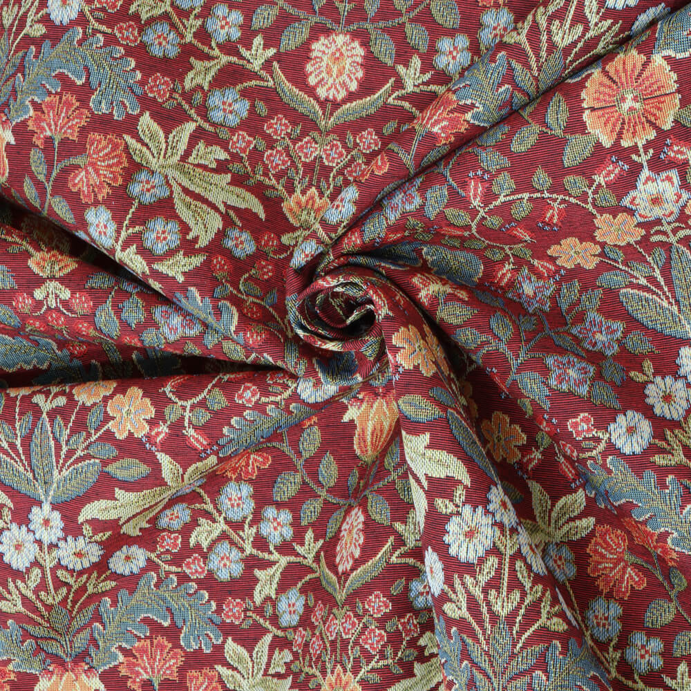 Barrington Morris Tapestry Claret Room Fabric