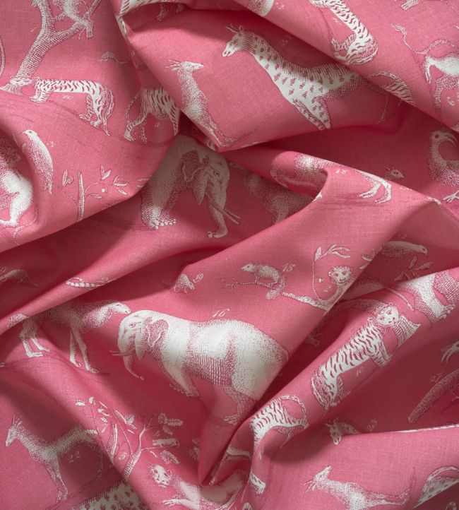 Kingdom Outdoor Room Fabric - Pink