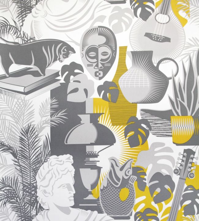 Art Room Wallpaper - Gray