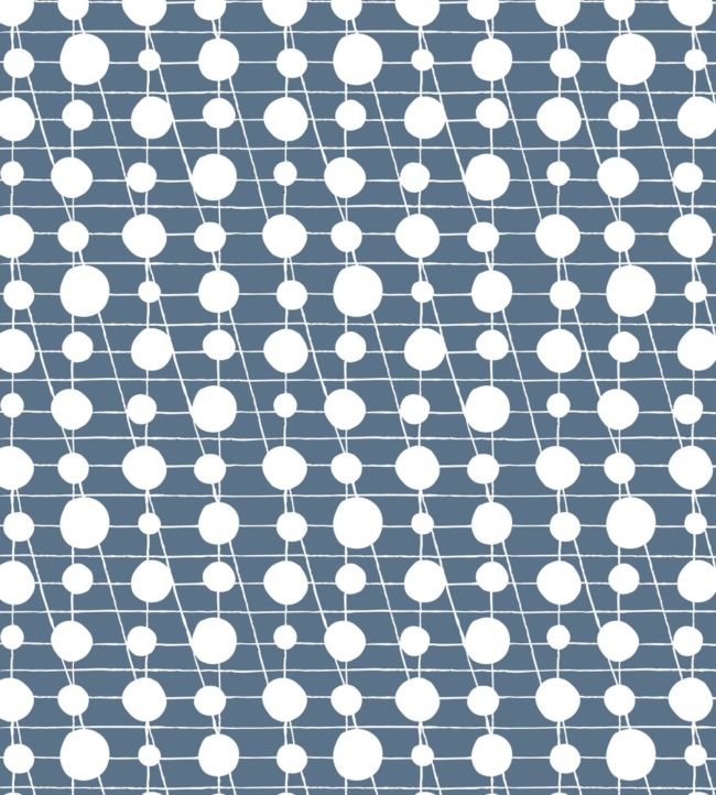 Pavilion Wallpaper - Blue