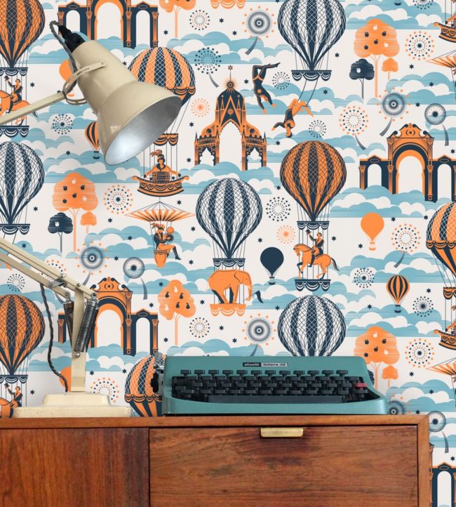 Pleasure Gardens Room Wallpaper - Multicolor