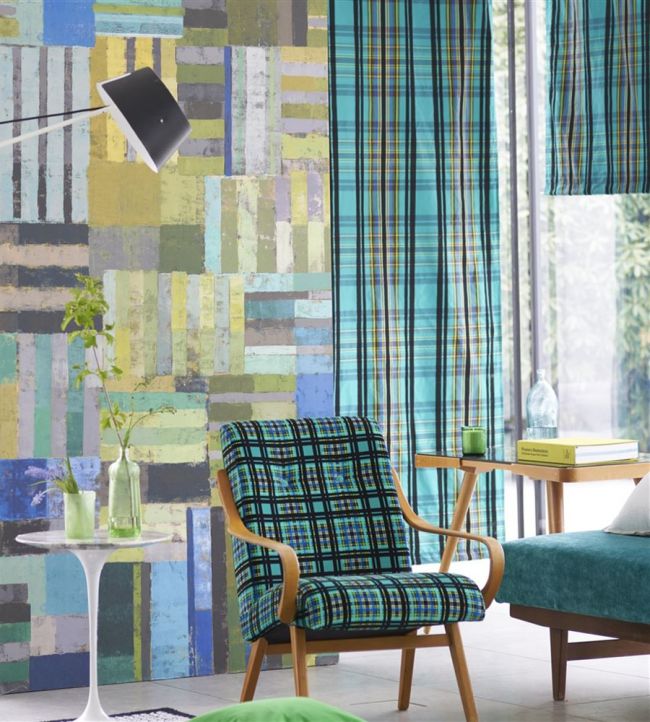 Achara Wallpaper - Azure - PDG1140/03 - Designers Guild