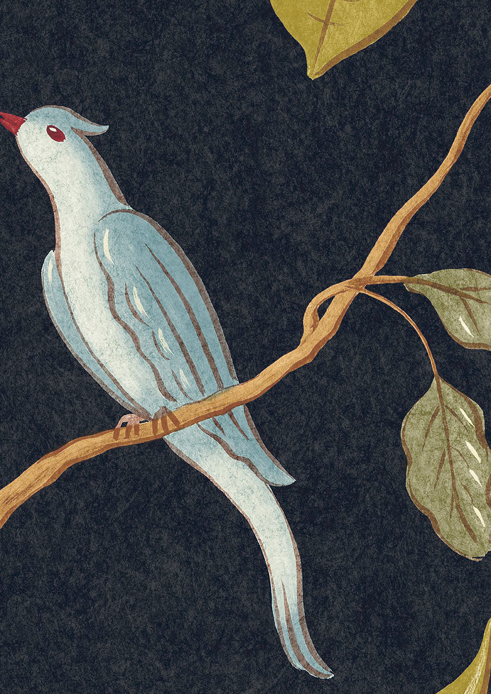 Adam's Eden Wallpaper - Ebony - Lewis & Wood