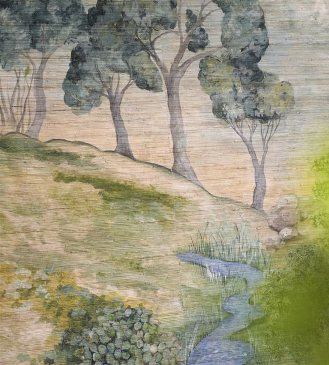 Bandipur Grasscloth Wallpaper - Sky - PDG1144/01 - Designers Guild