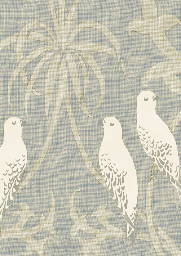 Bella Wallpaper - Earl Grey - Lewis & Wood