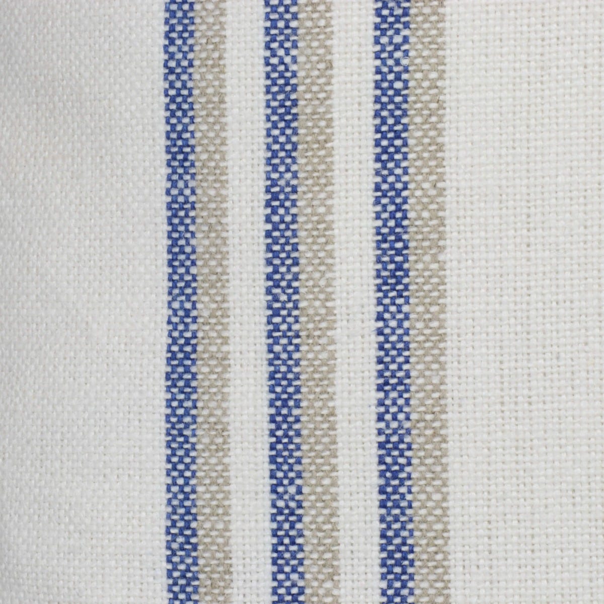 Salcombe Stripe Cushion - White