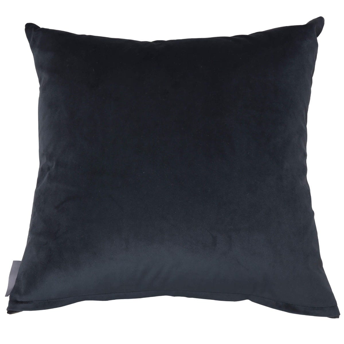 Glitter Skull Back Cushion - Blue