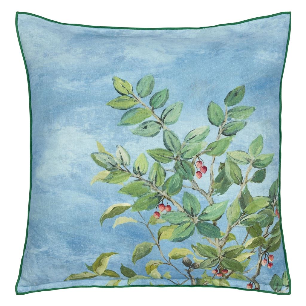 Mayani Azure Room Linen Cushion 2 - Blue