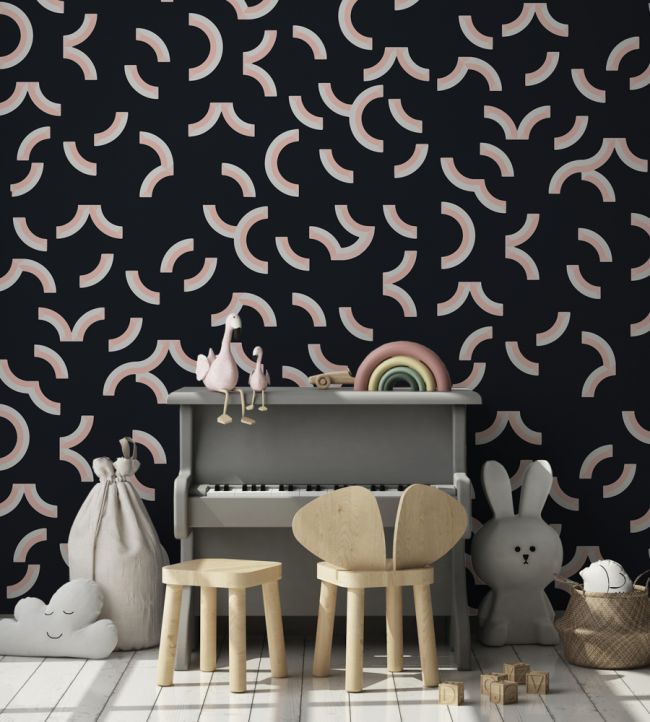 Contour Room Wallpaper - Brown
