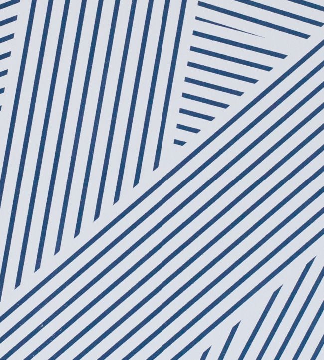 Oblique Wallpaper - Blue