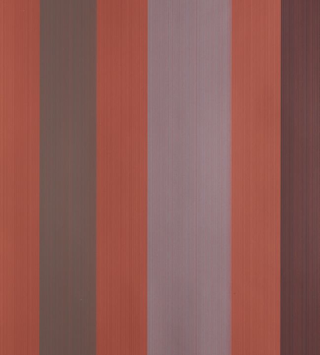 Chromatic Stripe Wallpaper - Terre d Egypte - 4203 - Farrow & Ball