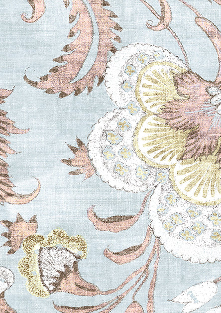 Coromandel Wallpaper - Sherbet - Lewis & Wood
