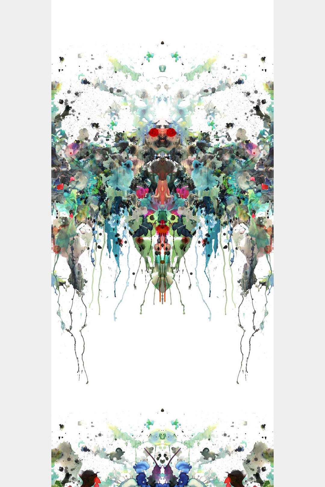 Kaleido Splatt Panel Fabric - Multicolor