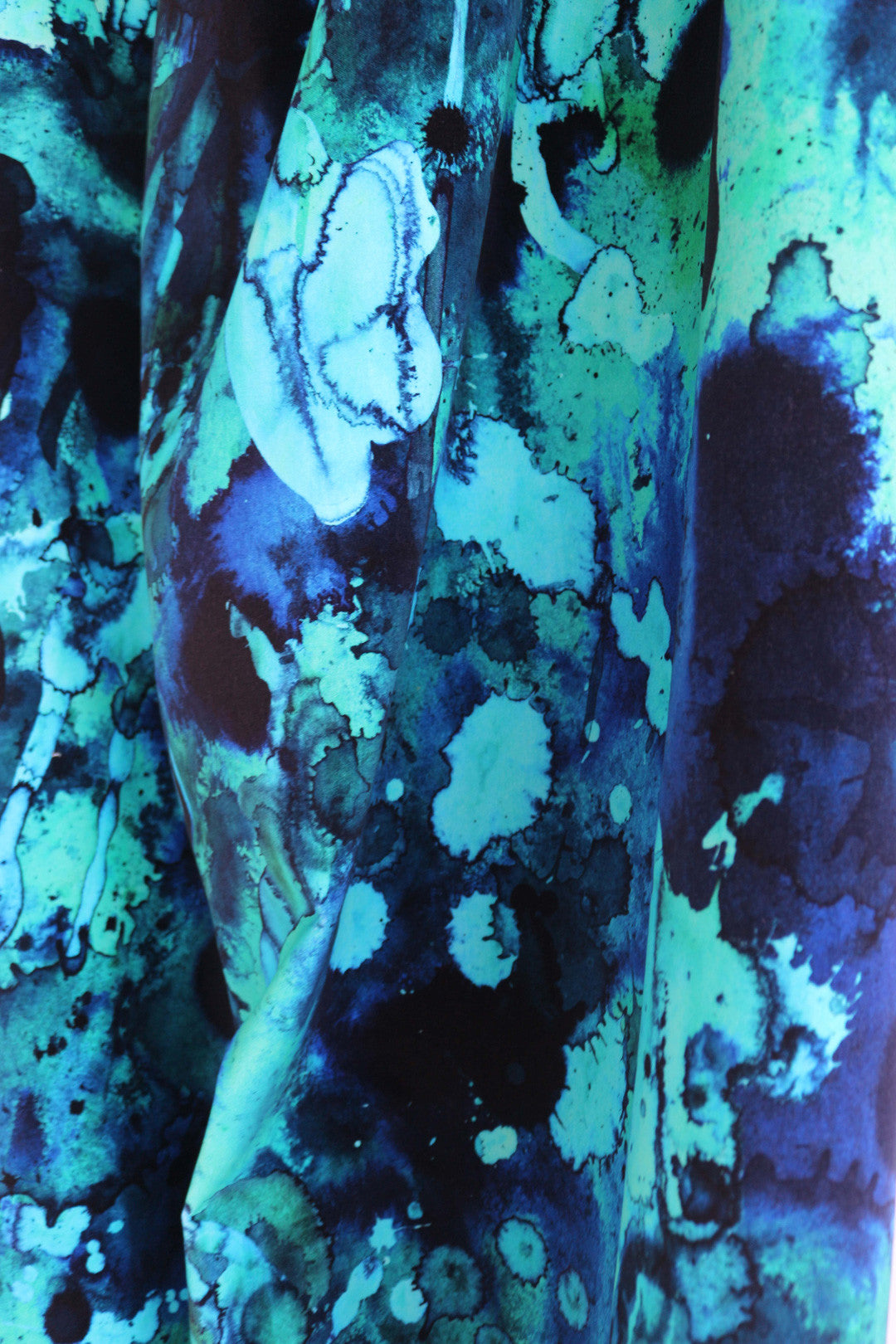 Storm Blotch Room Velvet 2 Fabric - Blue