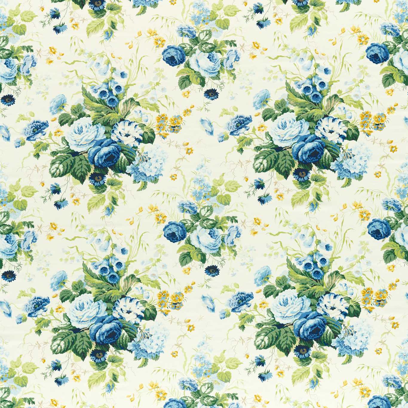 Stapleton Park Fabric - Blue