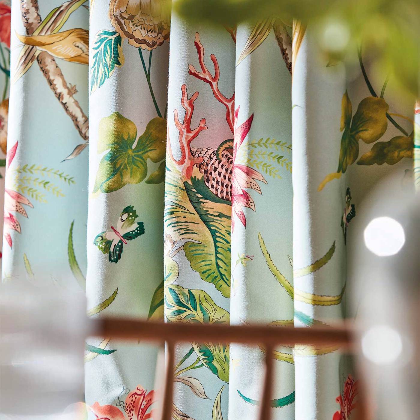 Mauritius Room Fabric 3 - Blue