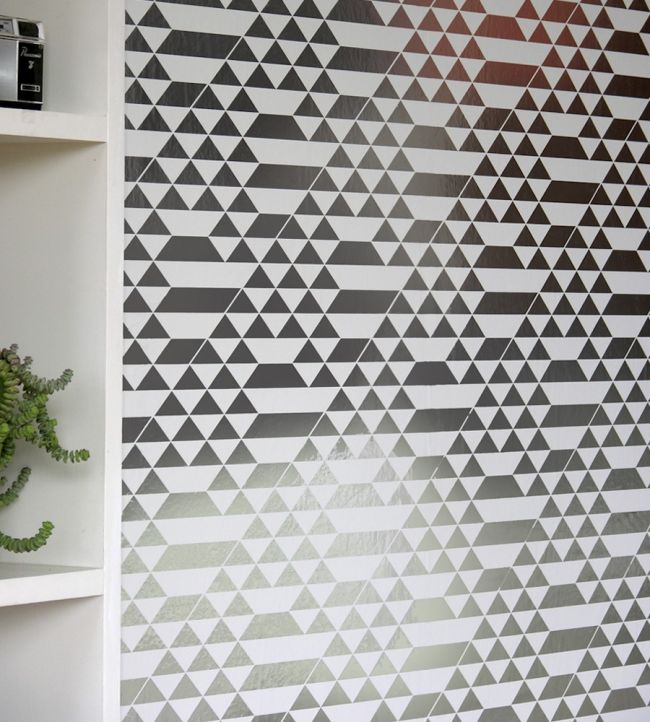 Teepee Room Wallpaper - Gray