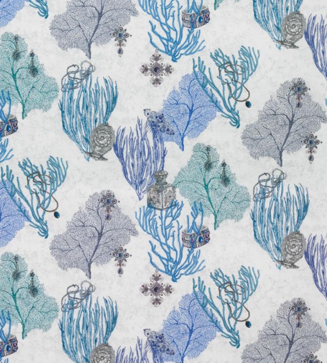 Coralino Fabric - Blue