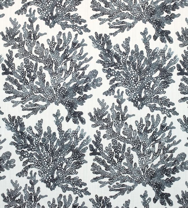 Marine Coral Fabric - Gray