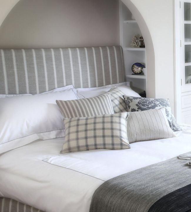 Spencer Stripe 2 Room Fabric 2 - Gray