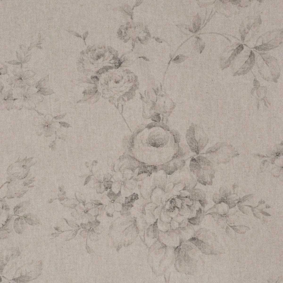 French Faded Rose Grey Fabric